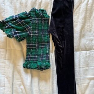 Janie and Jack Black Velvet Pants